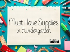 must have supplies
